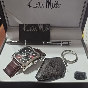 Kevin Mills Watch and Accessory Set NWT